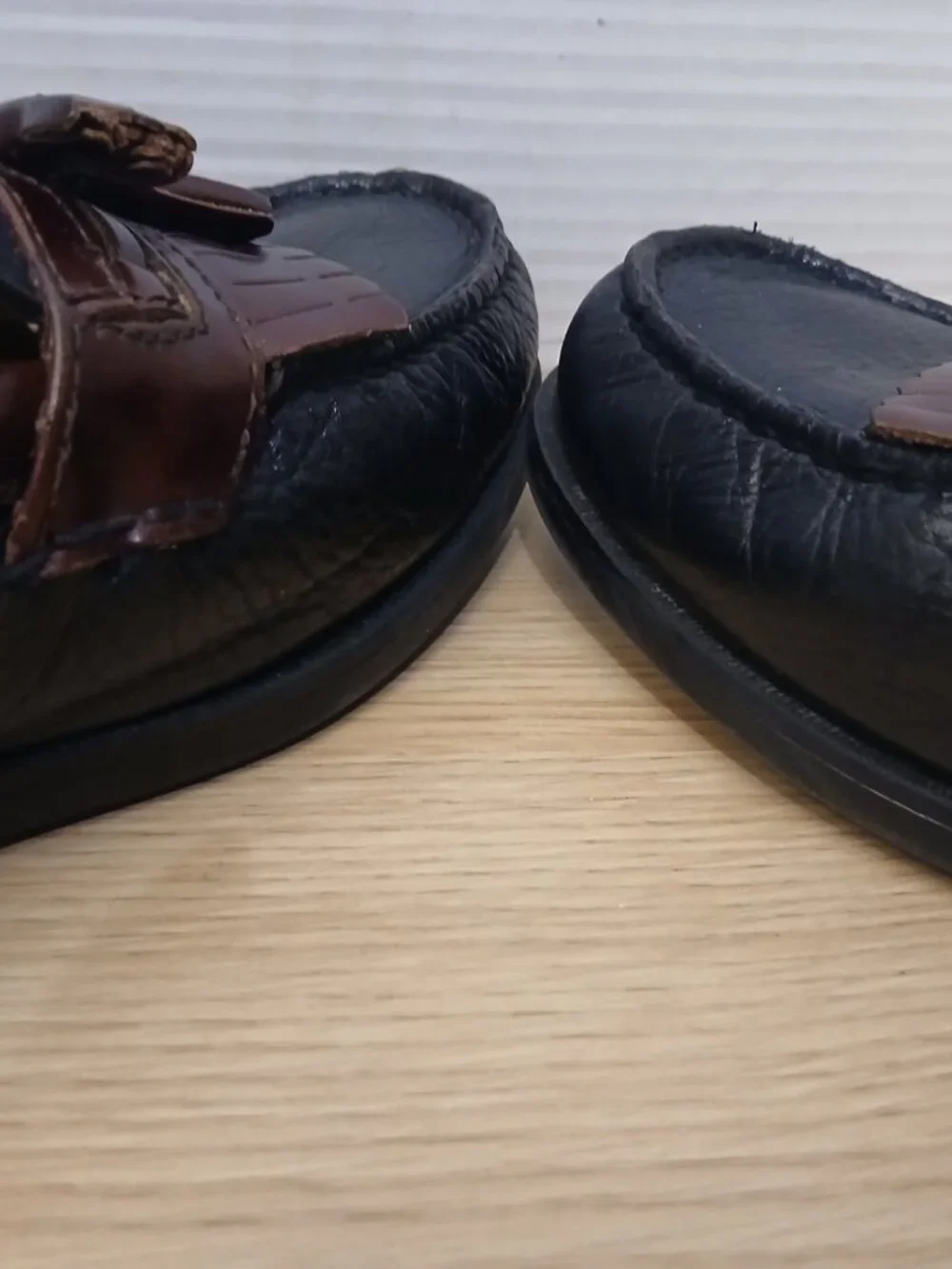 Dockers Loafers Mens 9.5 M Tassel Black, Brown Slip On Strategy Shoes